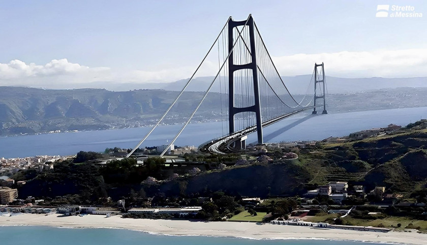 Brücke über die Straße von Messina, es geht los: Baustellen ab September. Kosten werden 13,5 Milliarden betragen.